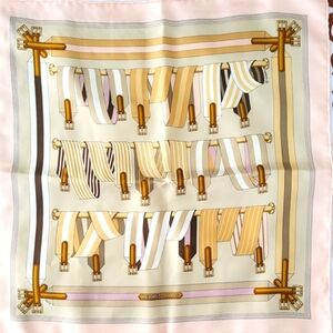 Hermès Silk Twill Carré Scarf Ceintures Pochette NEVER WORN